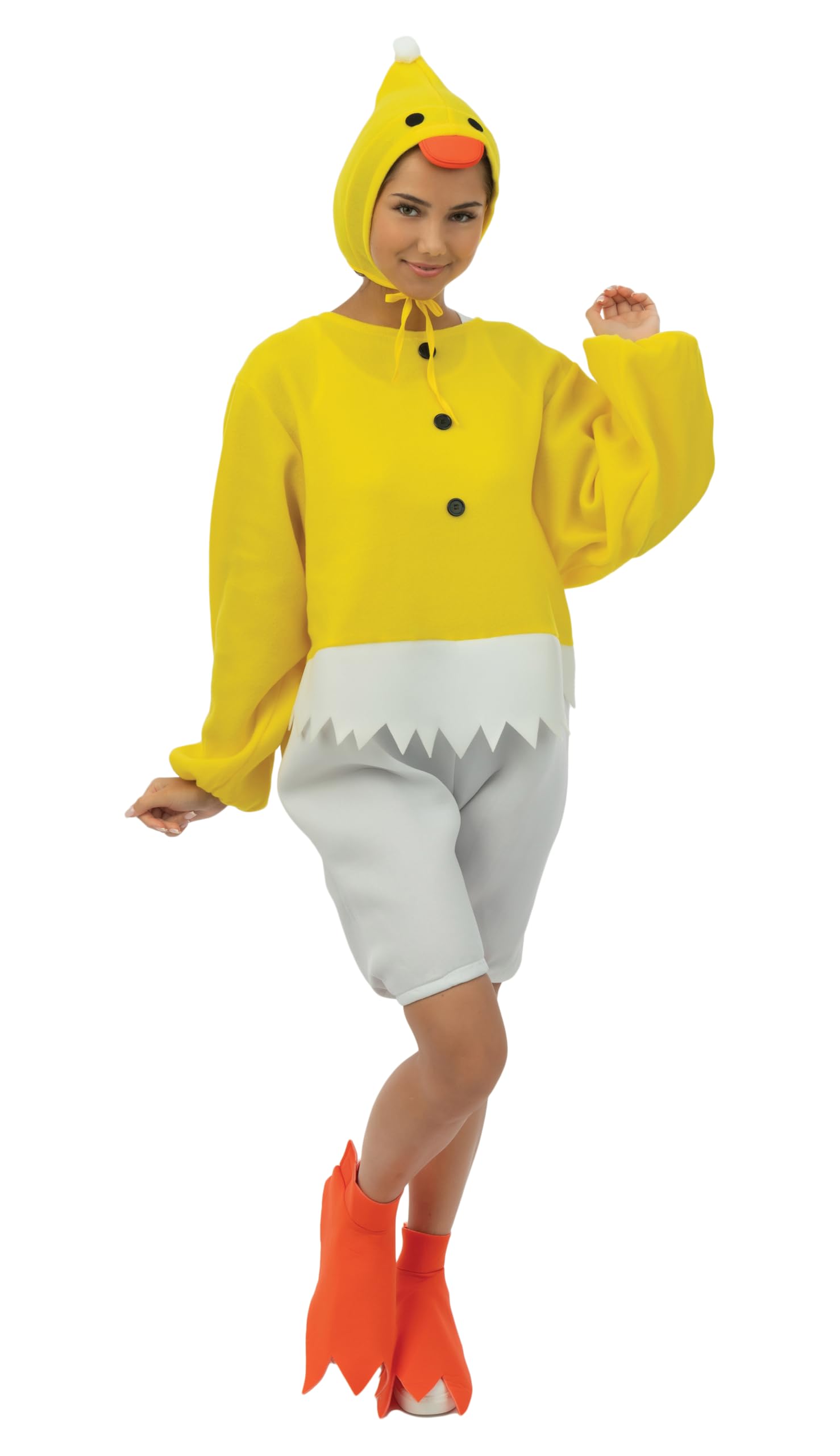 p-tit-clown-erwachsenen-kost-m-gelb-wei image 3