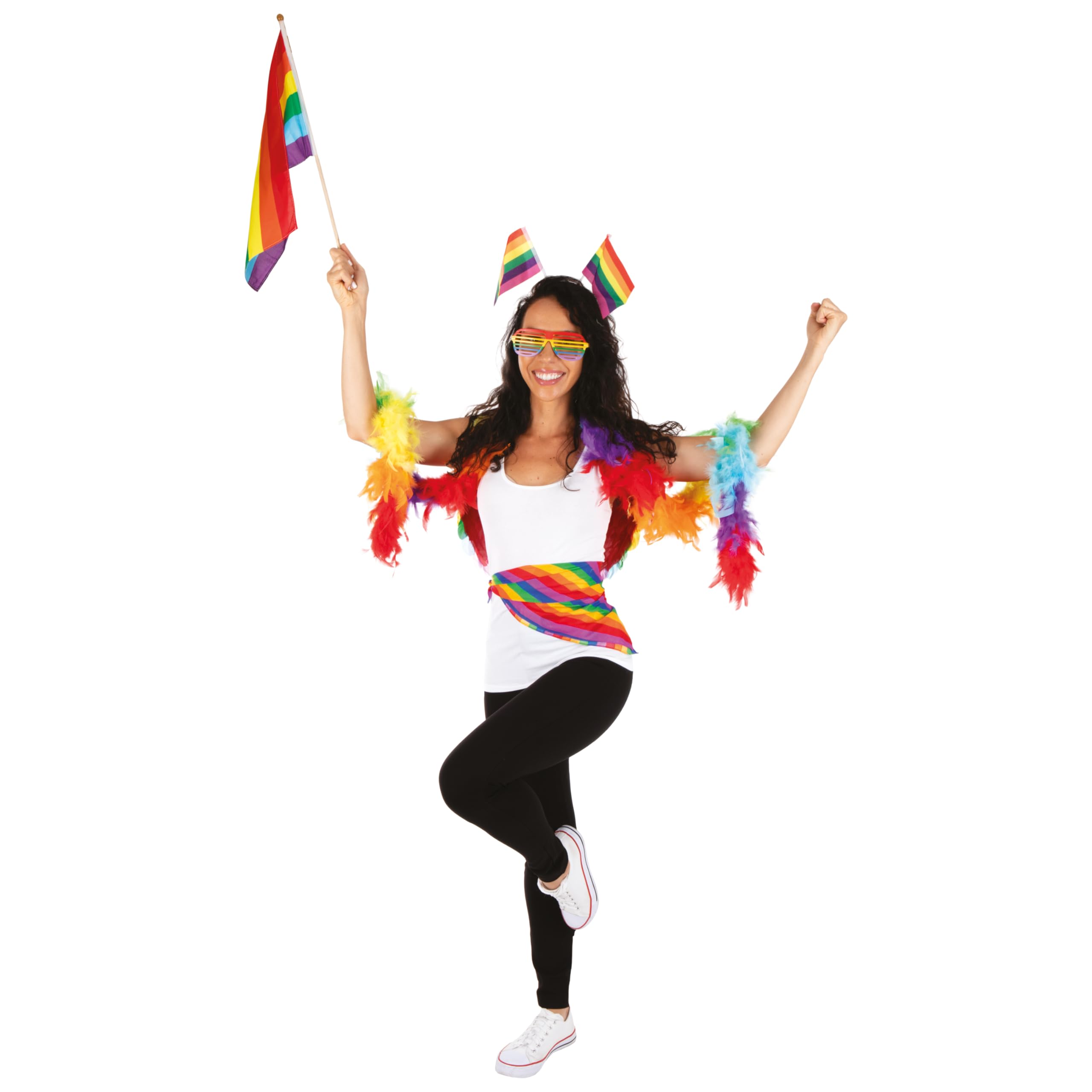 p-tit-clown-brille-mit-b-geln-in-regenbogenfarben-unisex image 5