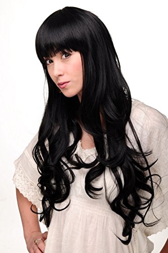 wig-me-up-3116-1b-damenper-cke-schwarz-sehr-lang-70-cm-mit-pony image 6