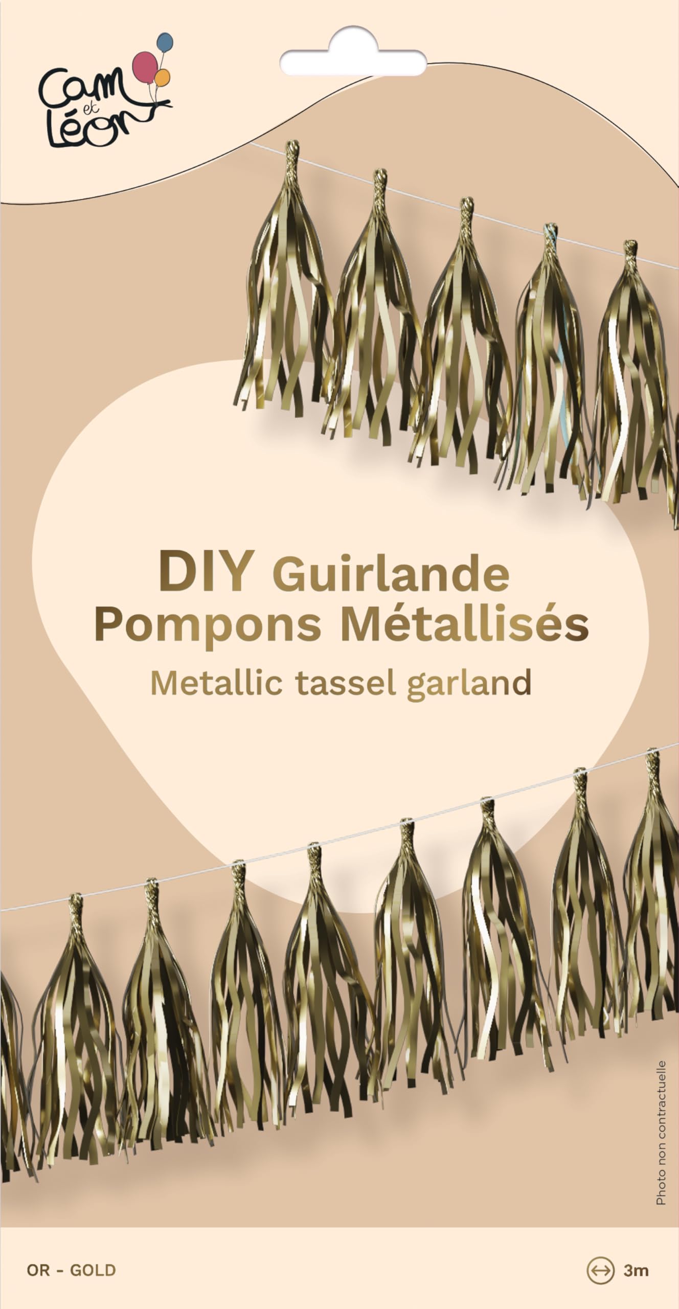 p-tit-clown-re22603-girlande-mit-pompons-gold-metallic-3-m image 3