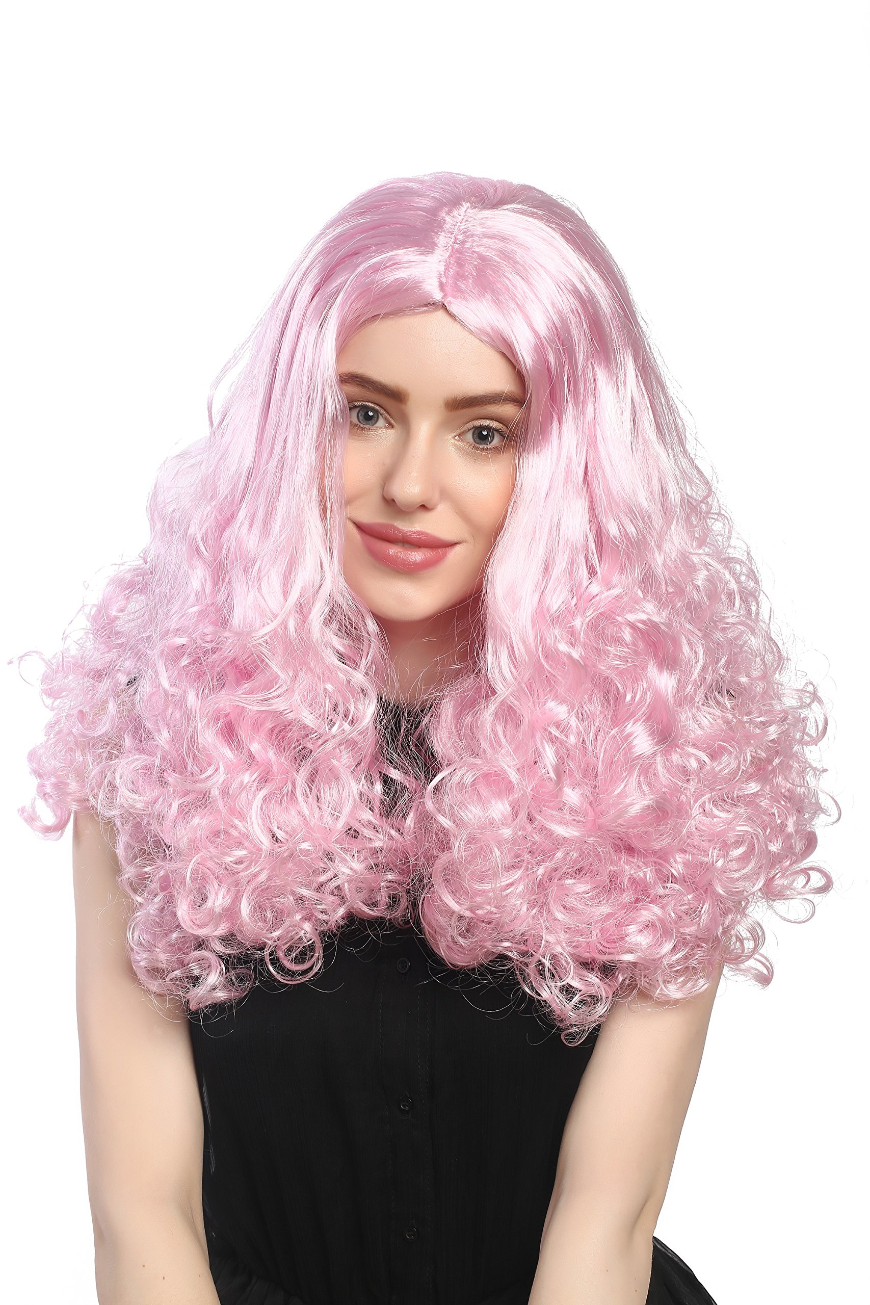 wig-me-up-mh-020-za28-per-cke-damen-lang-lockig-hell-pink-prinzessin image 1