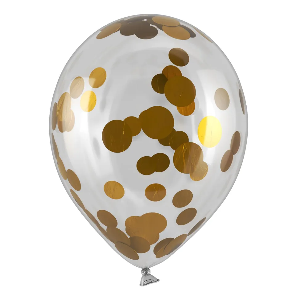 p-tit-clown-22441-konfettiballons-30-cm-gold-3er-set image 1