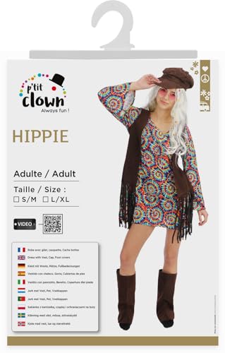 p-tit-clown-hippie-kost-m-damen-l-xl-erwachsenen-kost-m image 8