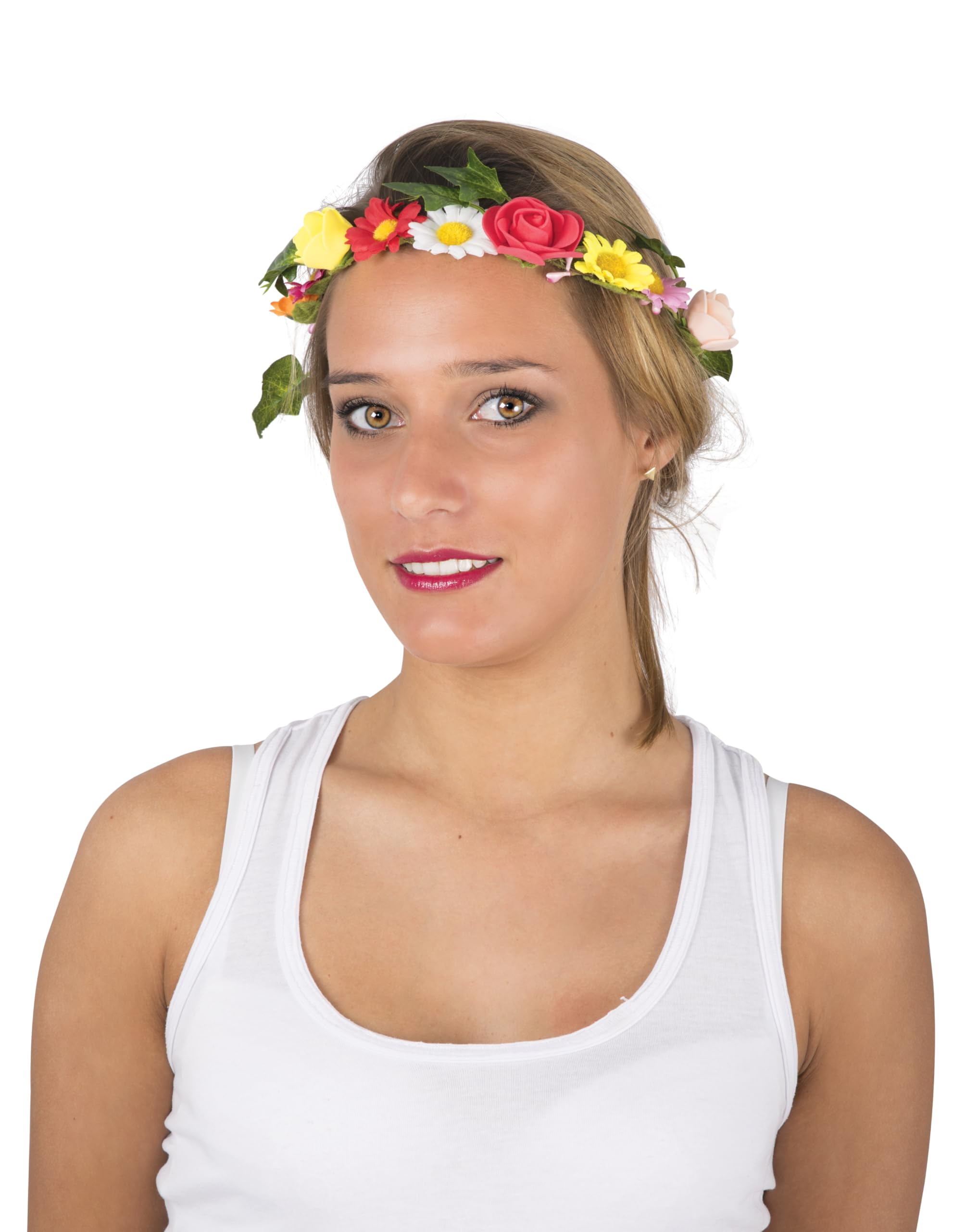 ptitclown-blumenkranz-mehrfarbig-haarkranz-accessoire image 1