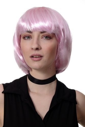 wig-me-up-party-per-cke-bob-wei-mit-rosastich-disco-kurz-frech image 5