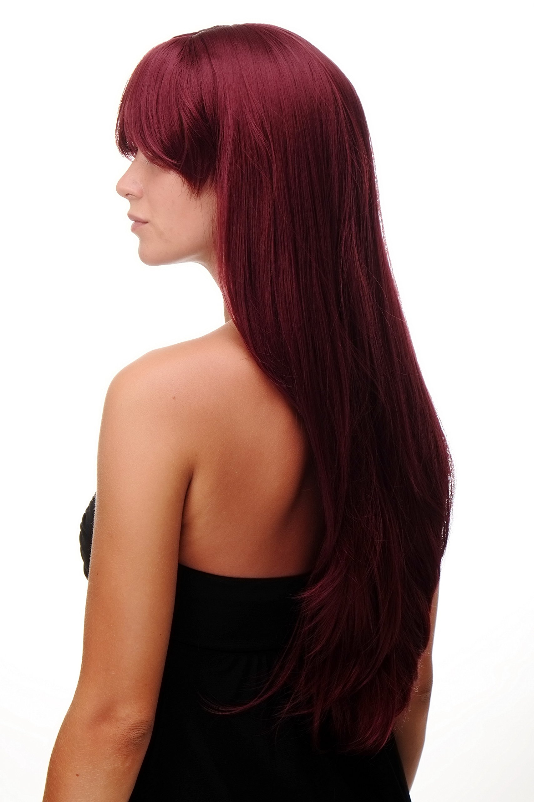 wig-me-up-3111-39-damen-per-cke-lang-glatt-granatrot-70-cm-mit-seitenscheitel image 3