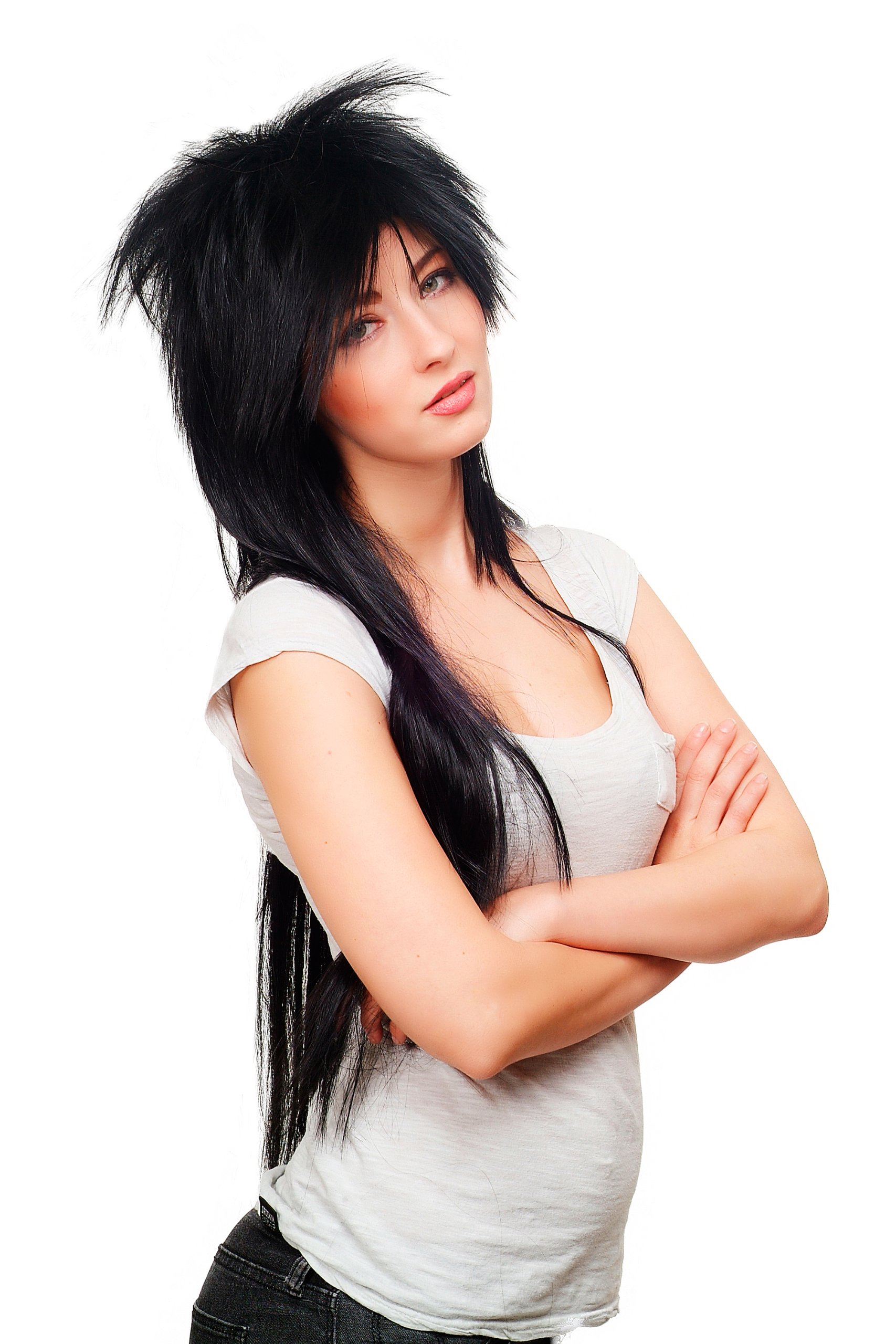 wig-me-up-9666-1b-per-cke-schwarz-80er-vokuhila-glam-rock-lang image 2