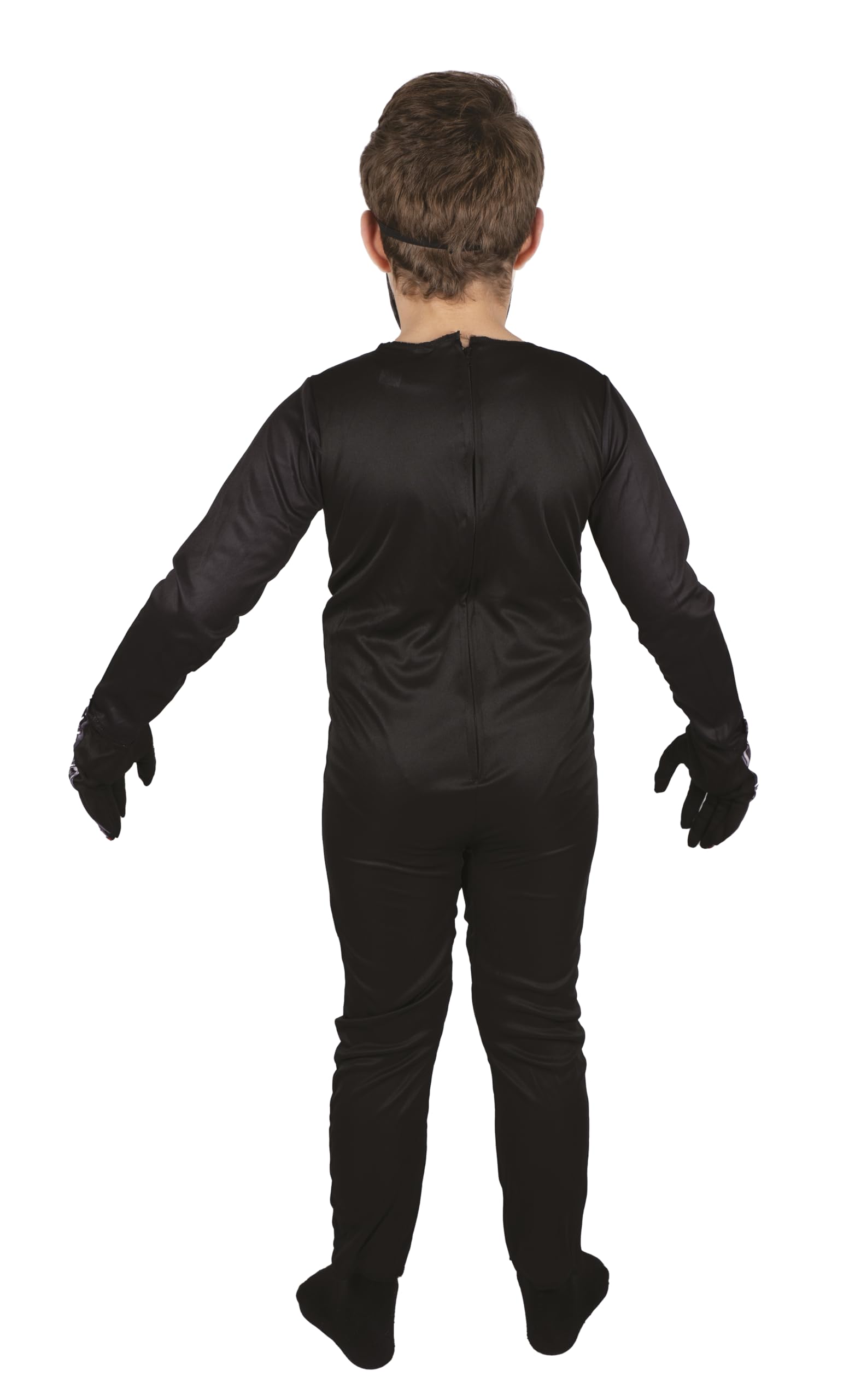 p-tit-clown-skelett-roboter-kost-m-kinder-mit-maske-overall-handschuhe image 3