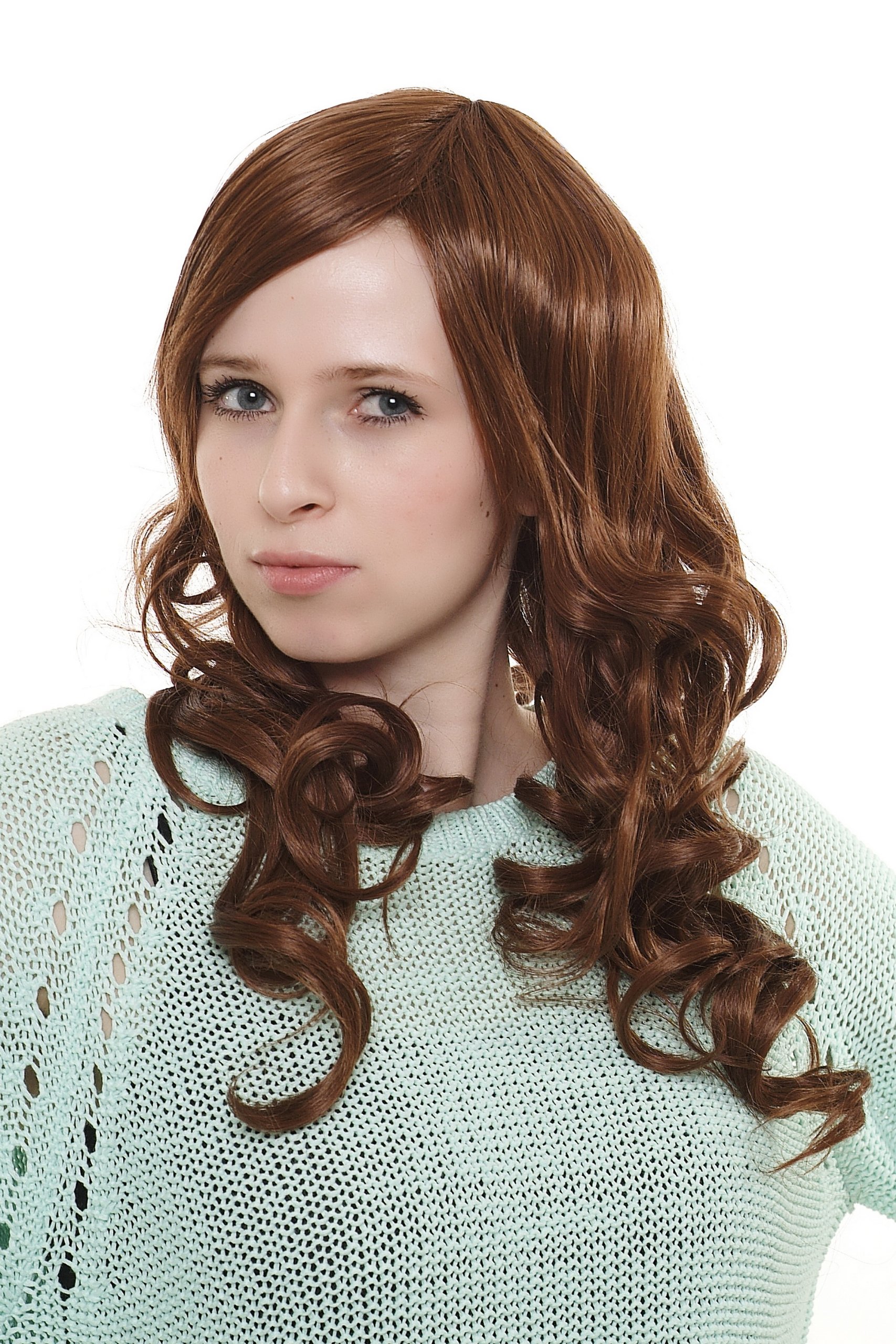 wig-me-up-3434-30-33-damen-langhaarper-cke-braun-rotbraun-mix-lockig-50-cm image 7