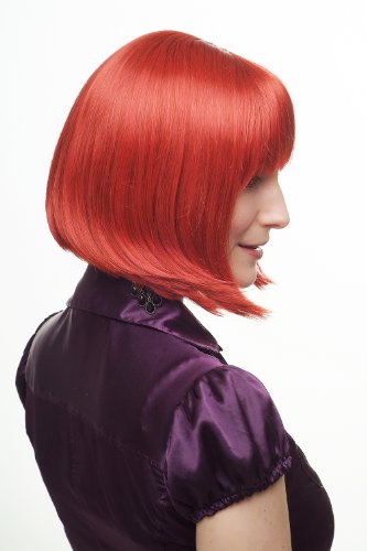 wig-me-up-2212-137-damen-per-cke-bob-rot-mit-langem-pony-25-cm image 6