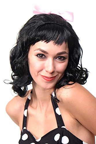 wig-me-up-rj026-p103-damenper-cke-50er-rock-n-roll-rockabilly-schwarz-mit-schlei image 7