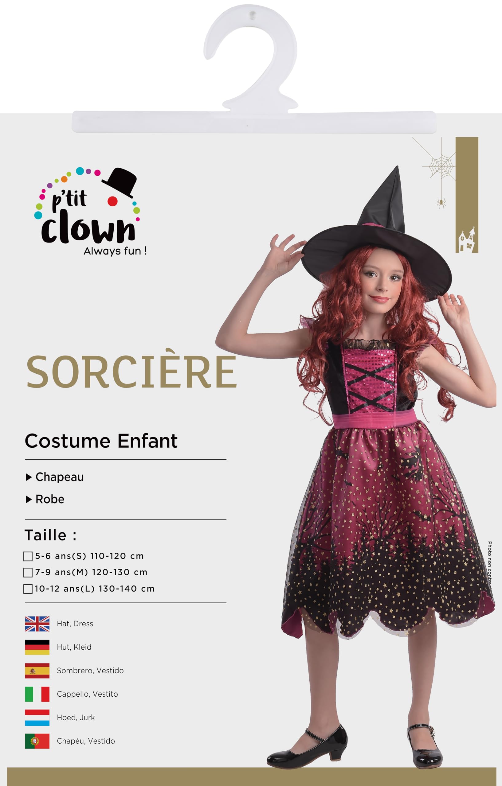 p-tit-clown-hexenkost-m-kinder-rosa-10-12-jahre-halloween-kost-m image 3