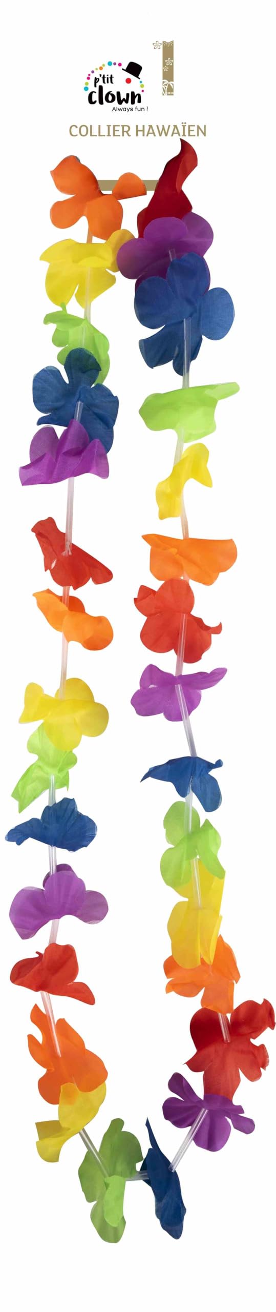 p-tit-clown-hawaii-blumenkette-mehrfarbig-50-cm-bl-ten-6-cm image 2