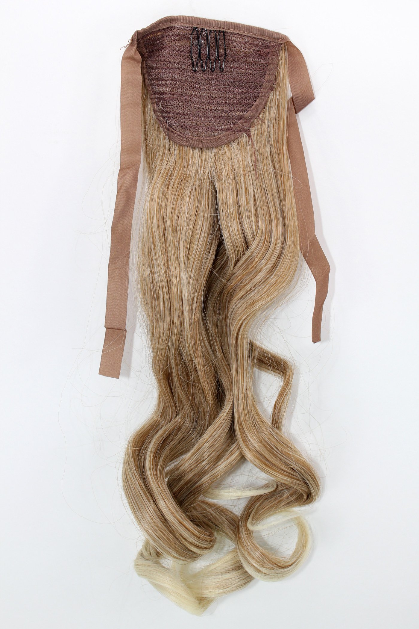 wig-me-up-yzf-tc18-27t613-haarteil-zopf-45-cm-wellig-kupfer-hell-blond-mix image 2