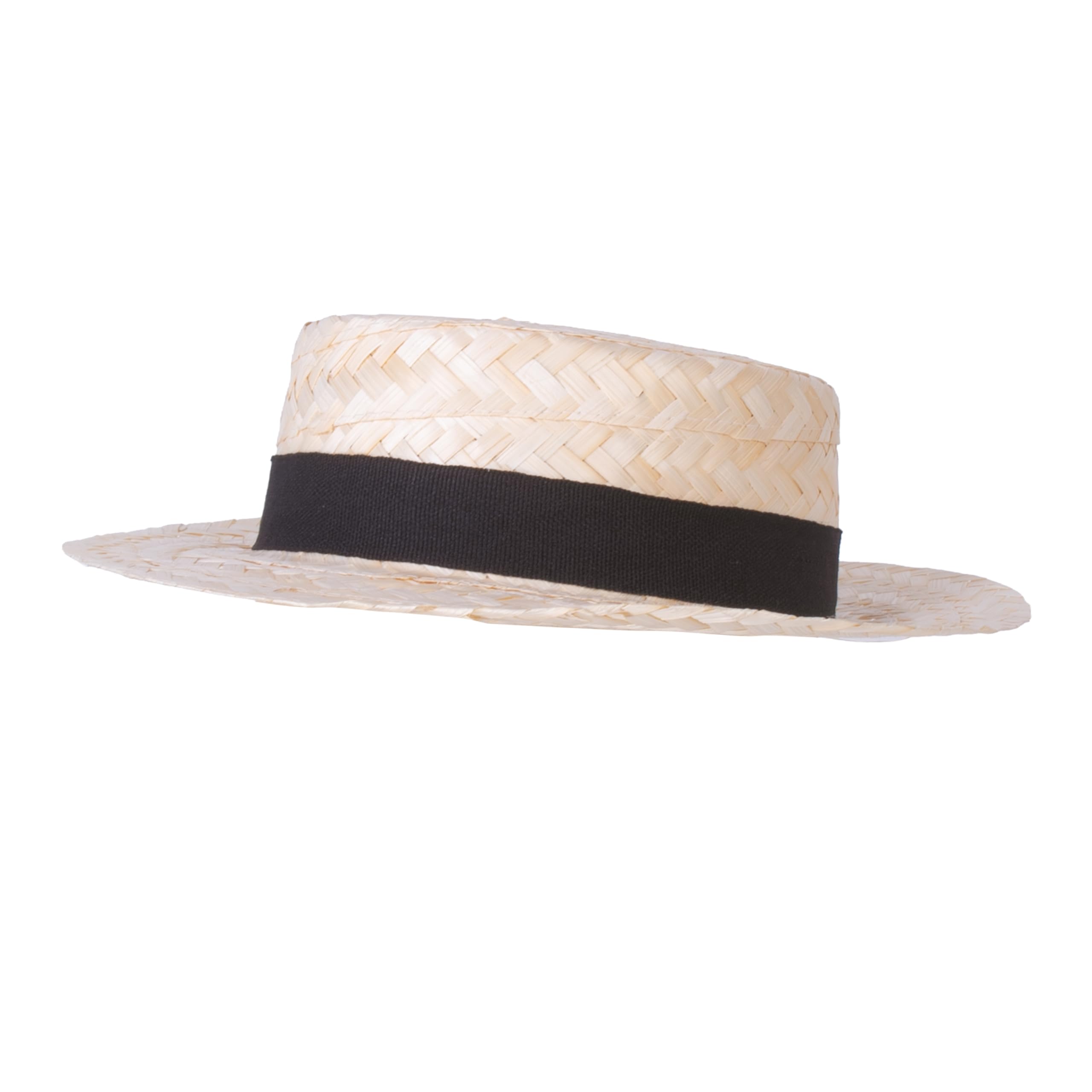 ptit-clown-27010-hut-stroh-canotier-erwachsene-beige image 2