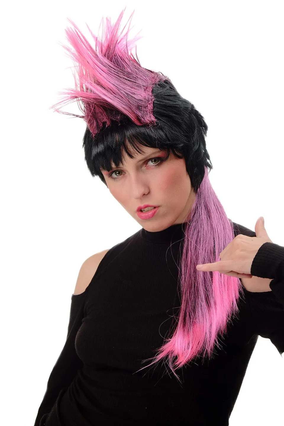 wig-me-up-pt0028-p103-pc5-per-cke-80er-iro-schwarz-pink-55-cm image 1