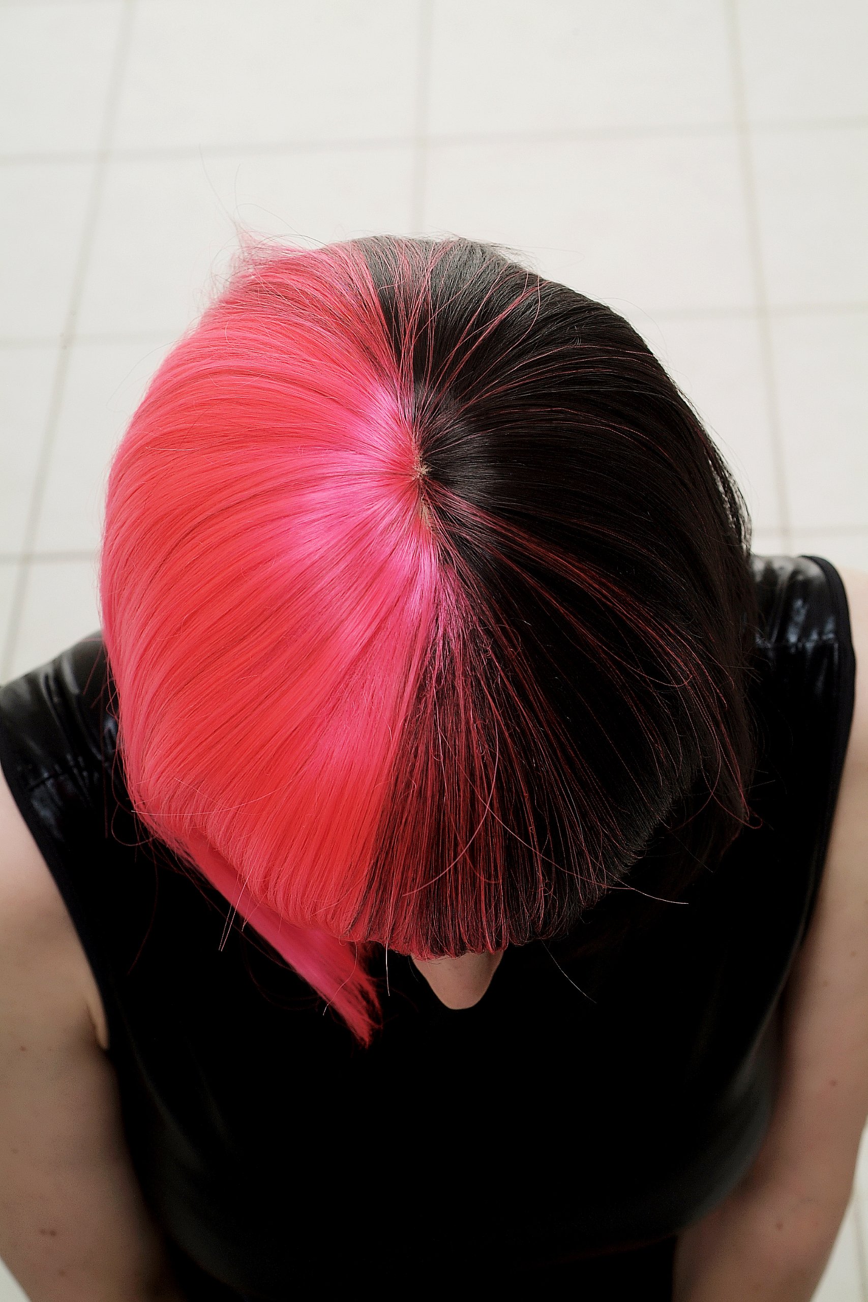 wig-me-up-damen-per-cke-bob-pink-schwarz-sa066-tf2315h2-30-cm image 5