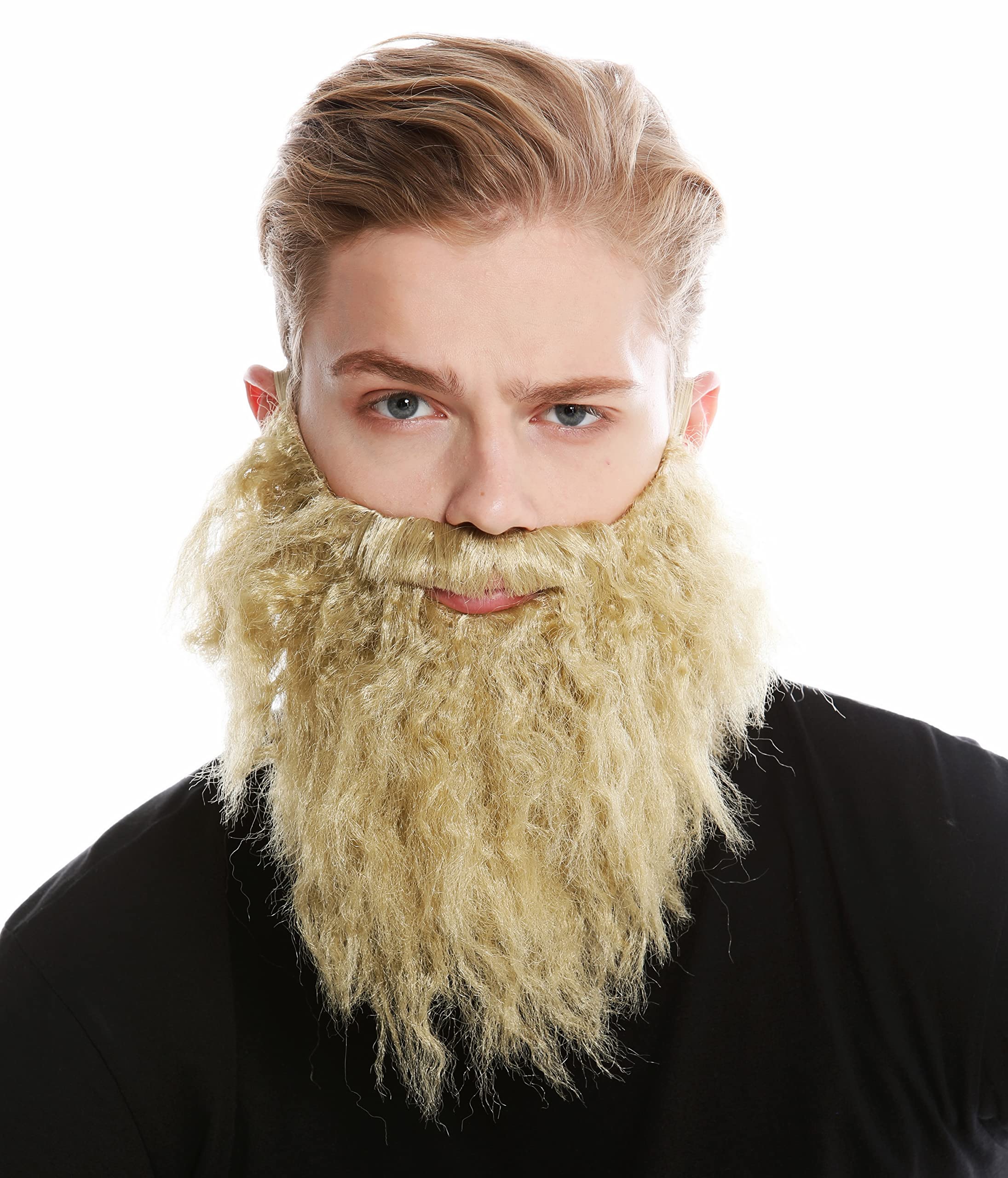 wig-me-up-9537b-za68r-vollbart-rauschebart-grau-15-cm-gummizug image 6