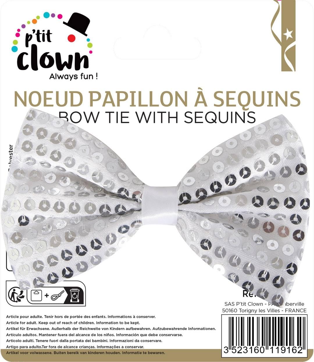 ptitclown-fliege-mit-pailletten-karneval-fliege-sortiert image 2
