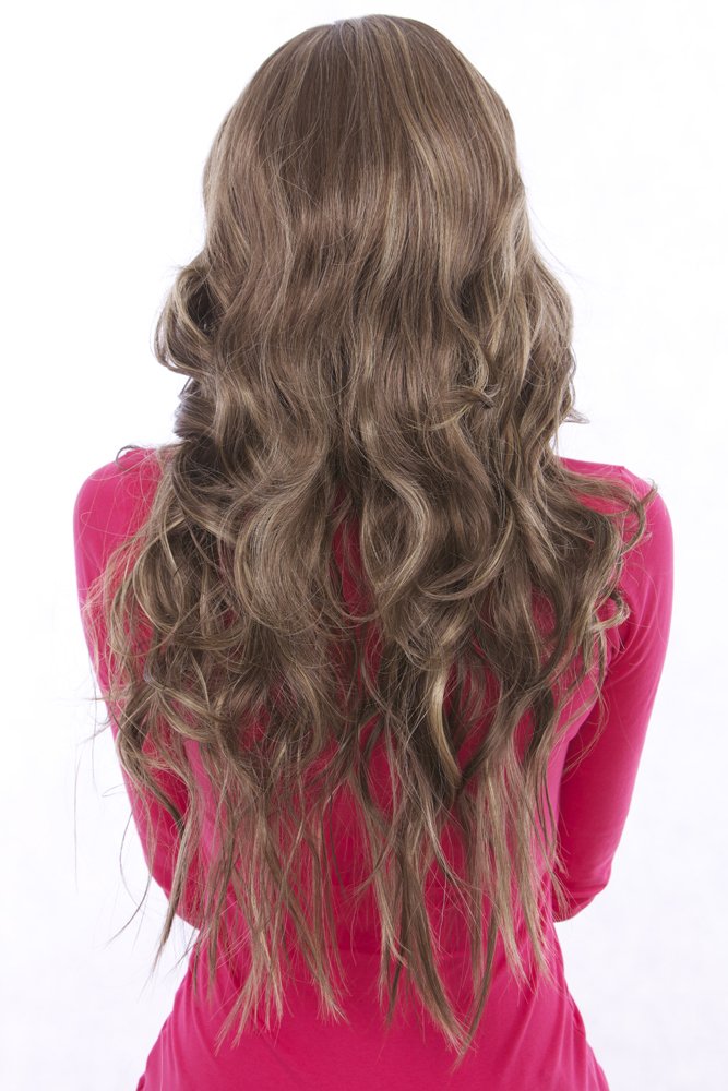 wig-me-up-gfw181-10h124-per-cke-lang-gewellt-braun-mit-blonden-str-hnen-75-cm image 4