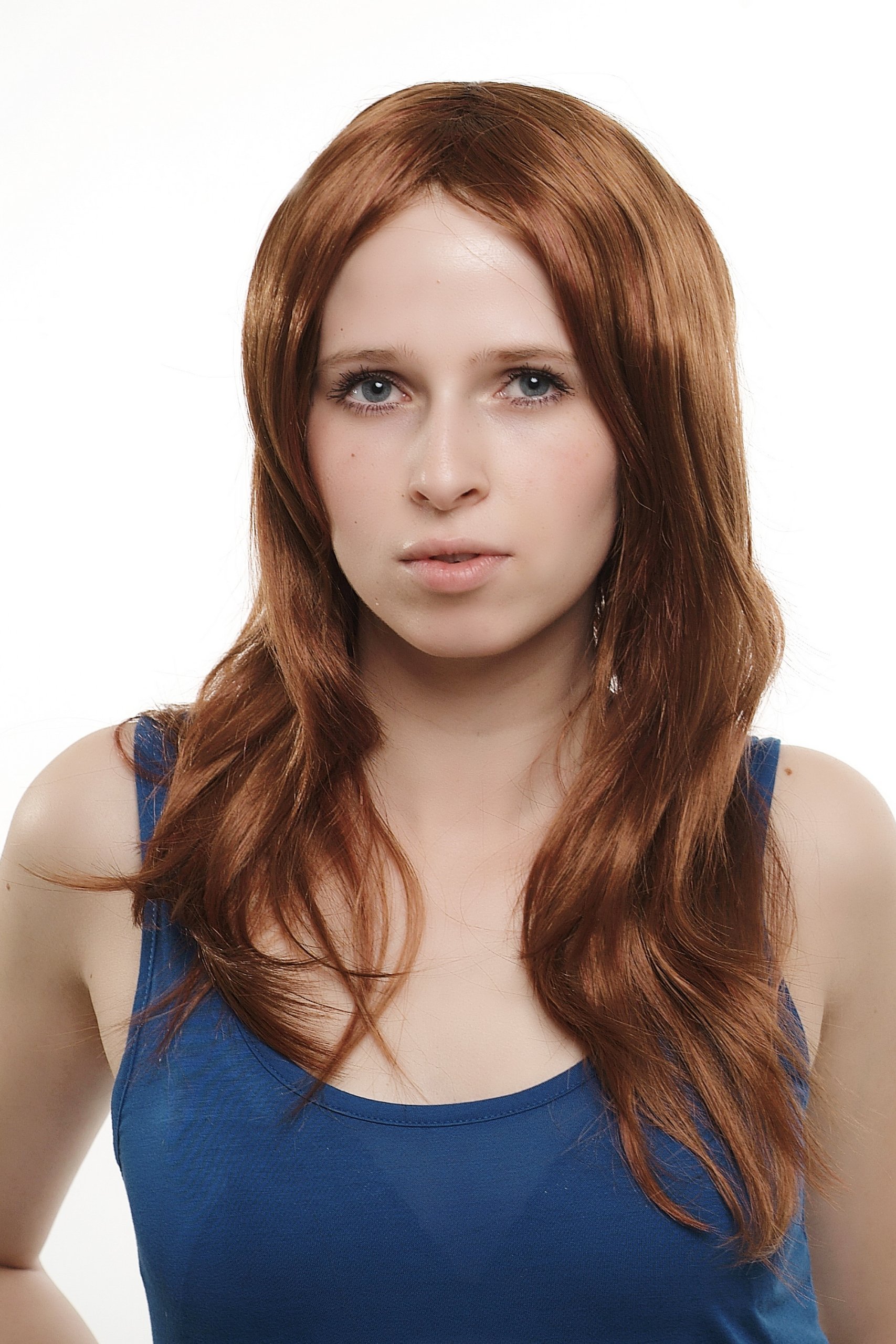 wig-me-up-sa017-30b130-damenper-cke-lang-glatt-rot-mix-mit-mittelscheitel image 5
