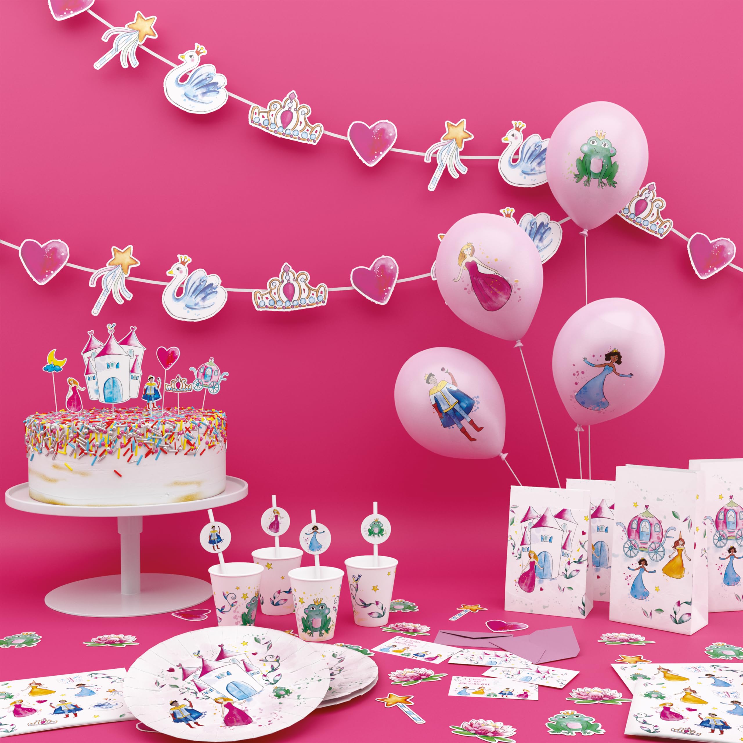 ptit-clown-prinzessinnen-luftballons-30-cm-8-st-ck image 2