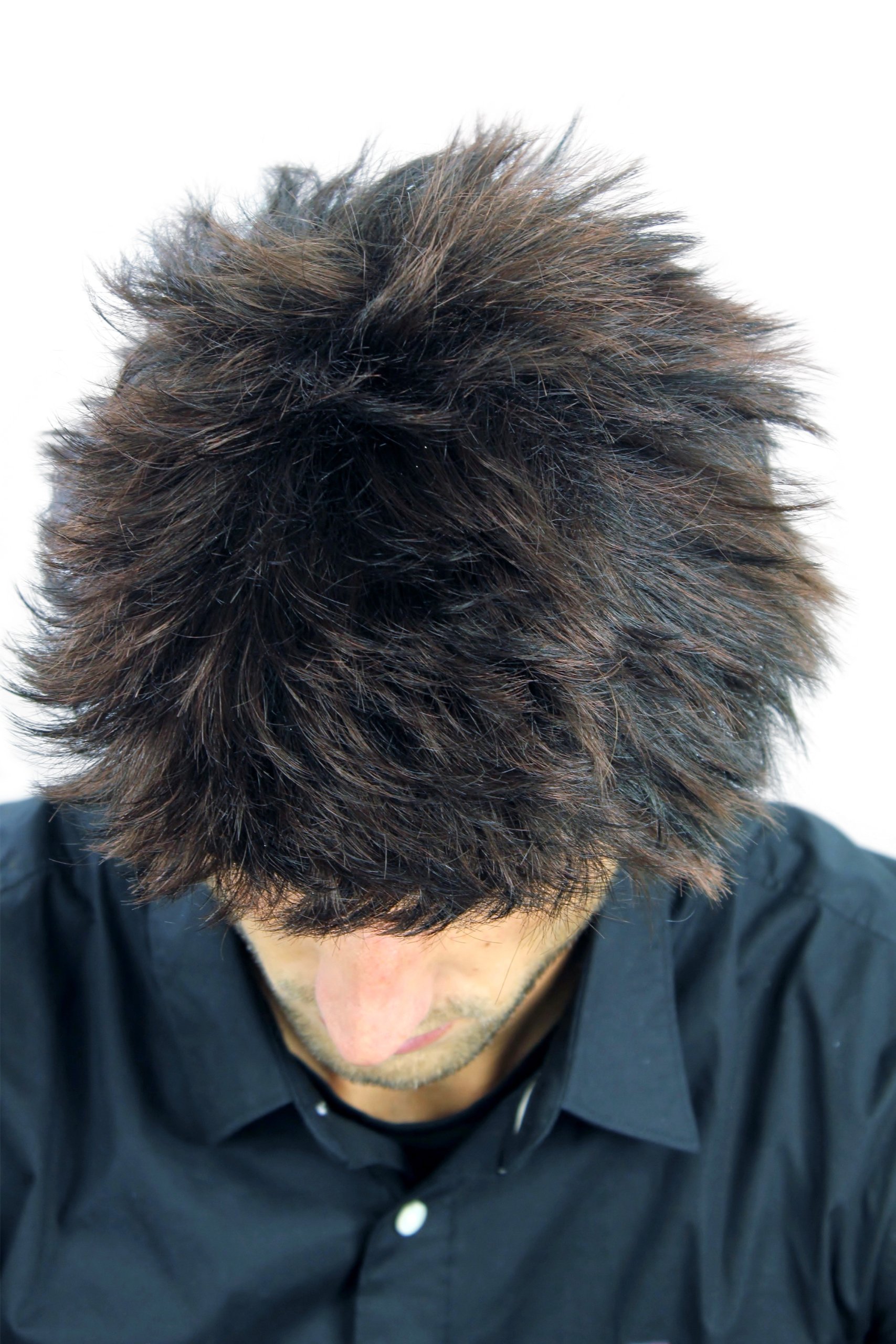 wig-me-up-wl-2109-2h33b-herrenper-cke-kurz-wild-dunkelbraun-rotbraun-mix image 5
