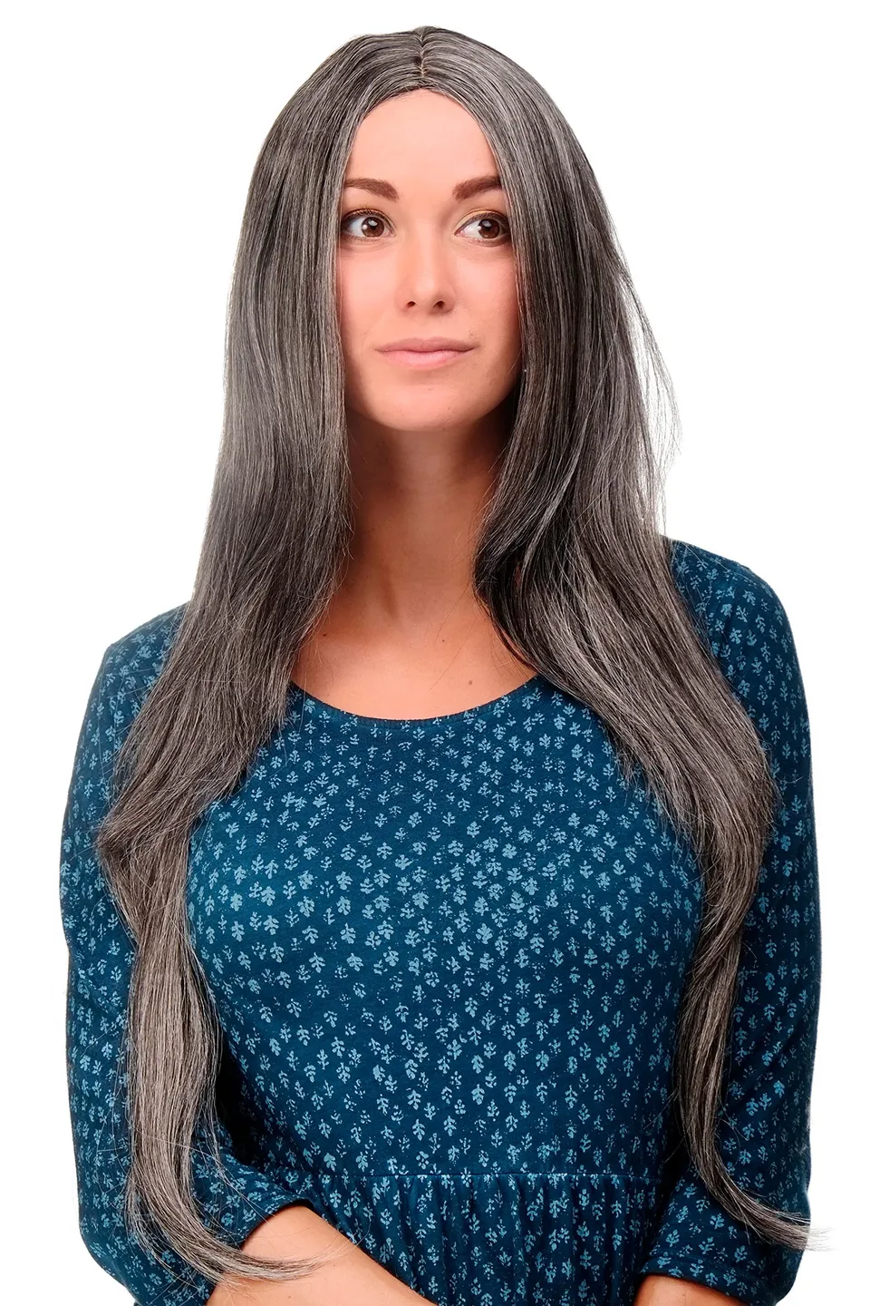 wig-me-up-3217-44-damenper-cke-dunkelgrau-glatt-sehr-lang-80-cm-mittelscheitel image 1