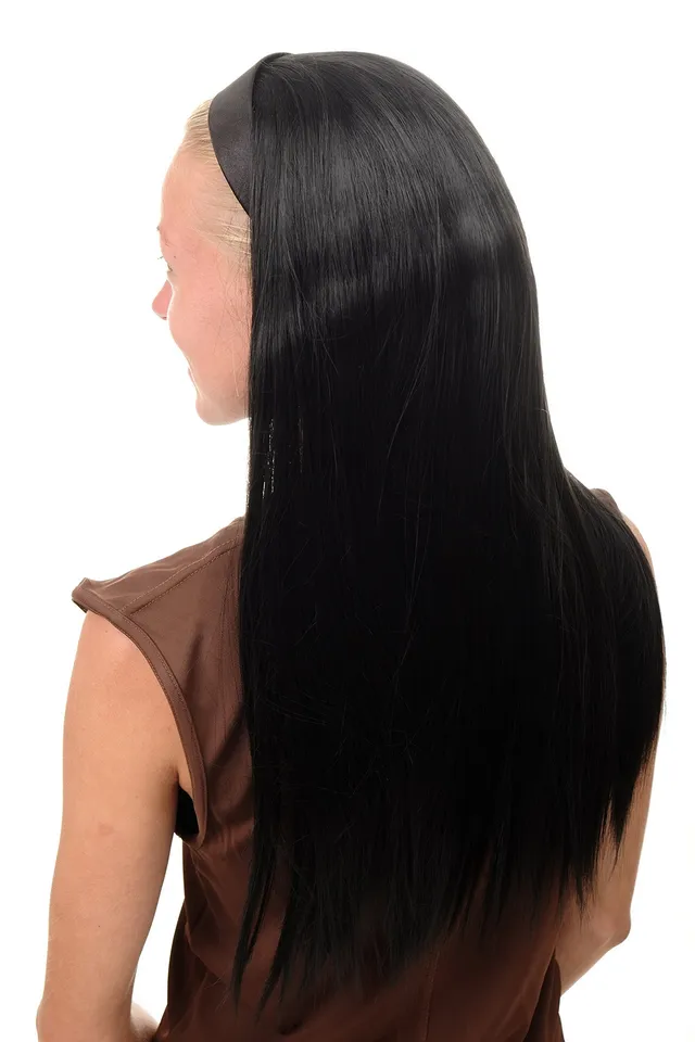 wig-me-up-wh5040-1b-halbper-cke-mit-haarreif-schwarz-65-cm image 1