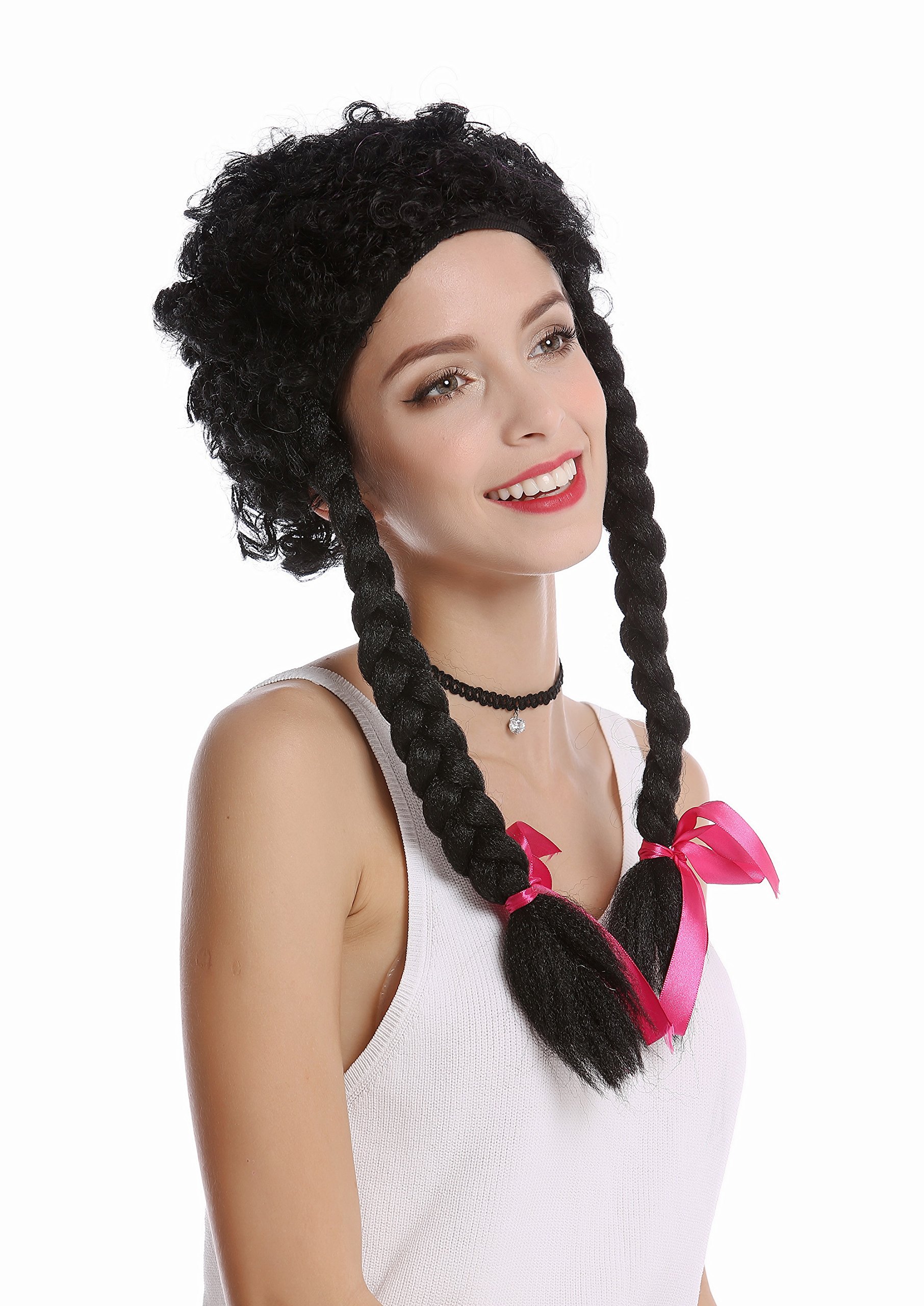 wig-me-up-785-38-damenper-cke-afro-locken-schwarz-mit-z-pfen-50-cm image 4