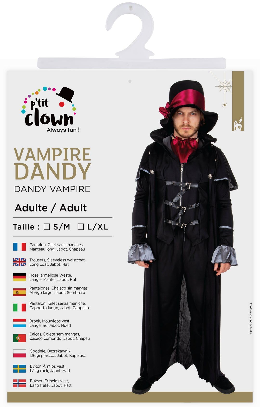 p-tit-clown-kost-m-vampire-dandy-herren-gr-e-l image 5