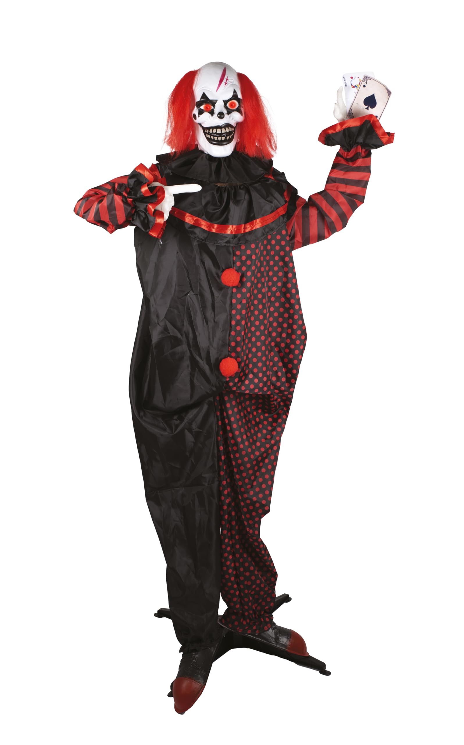 p-tit-clown-horror-animatronic-clown-doppelkopf-180-cm-mit-sound-und-licht image 2