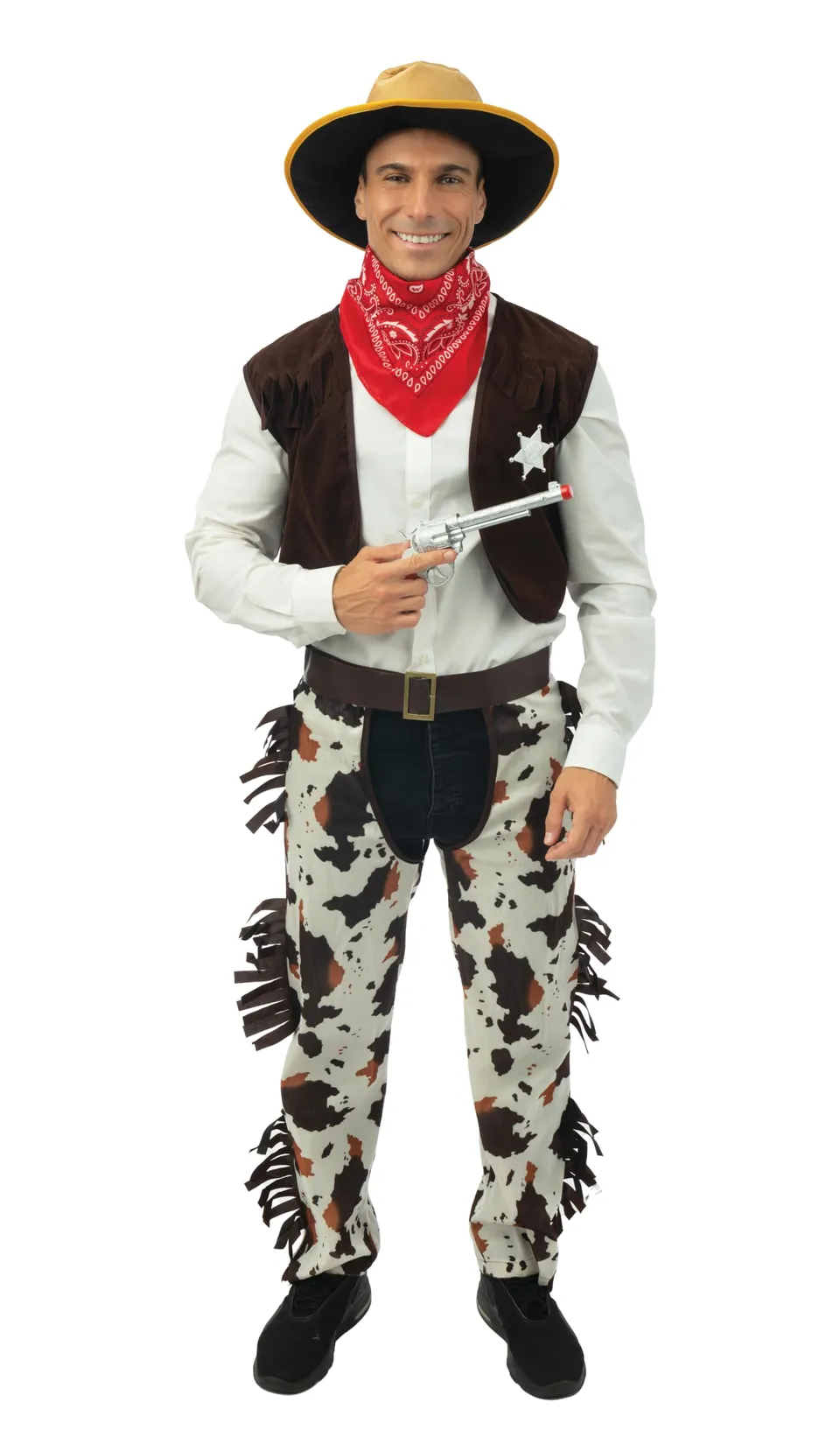ptit-clown-89255-cowboy-kost-m-herren-western-5-teilig-braun-l-xl image 1