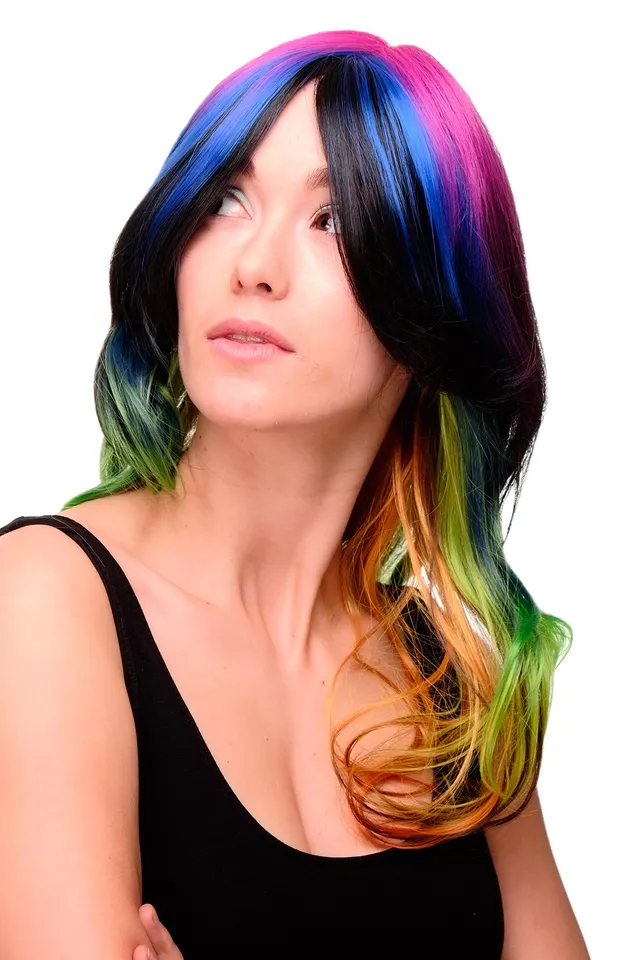 wig-me-up-gfw1847-g41-damenper-cke-queen-paradiesvogel-bunt-lang-glatt image 1
