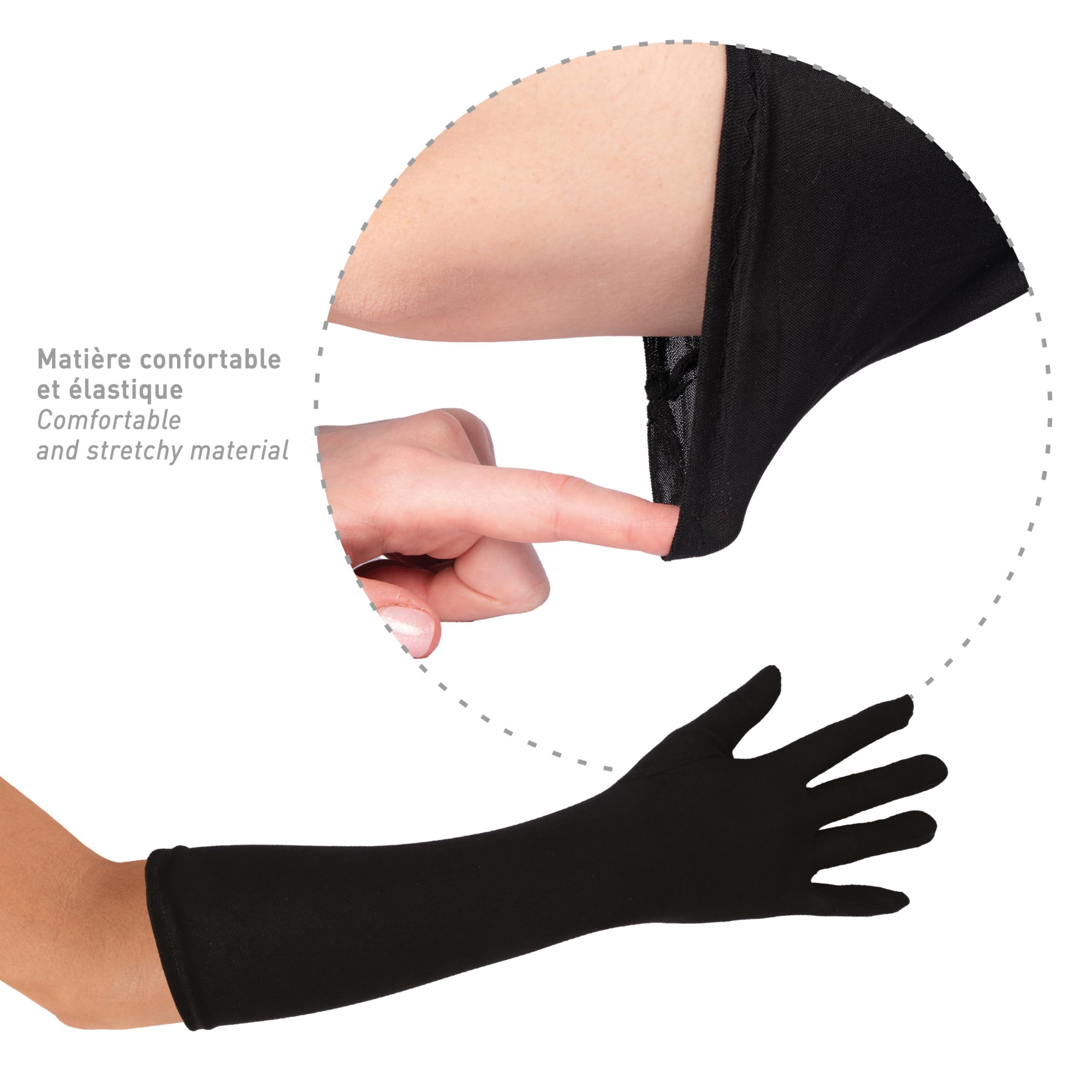 ptit-clown-kost-m-handschuhe-39380-schwarz image 2