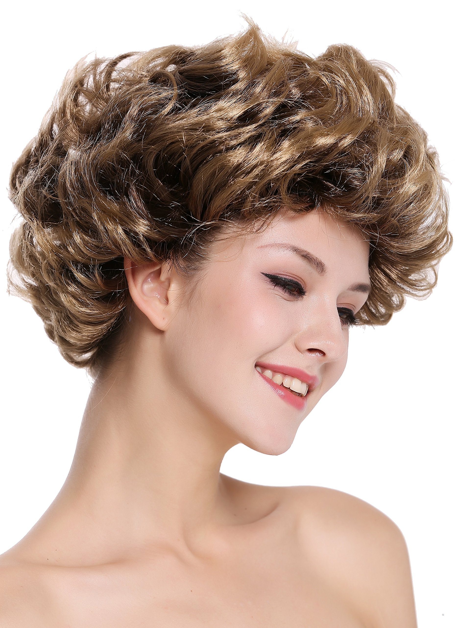 wig-me-up-91097-za4tza7-damenper-cke-retro-locken-80er-braun-mix-kurz image 1