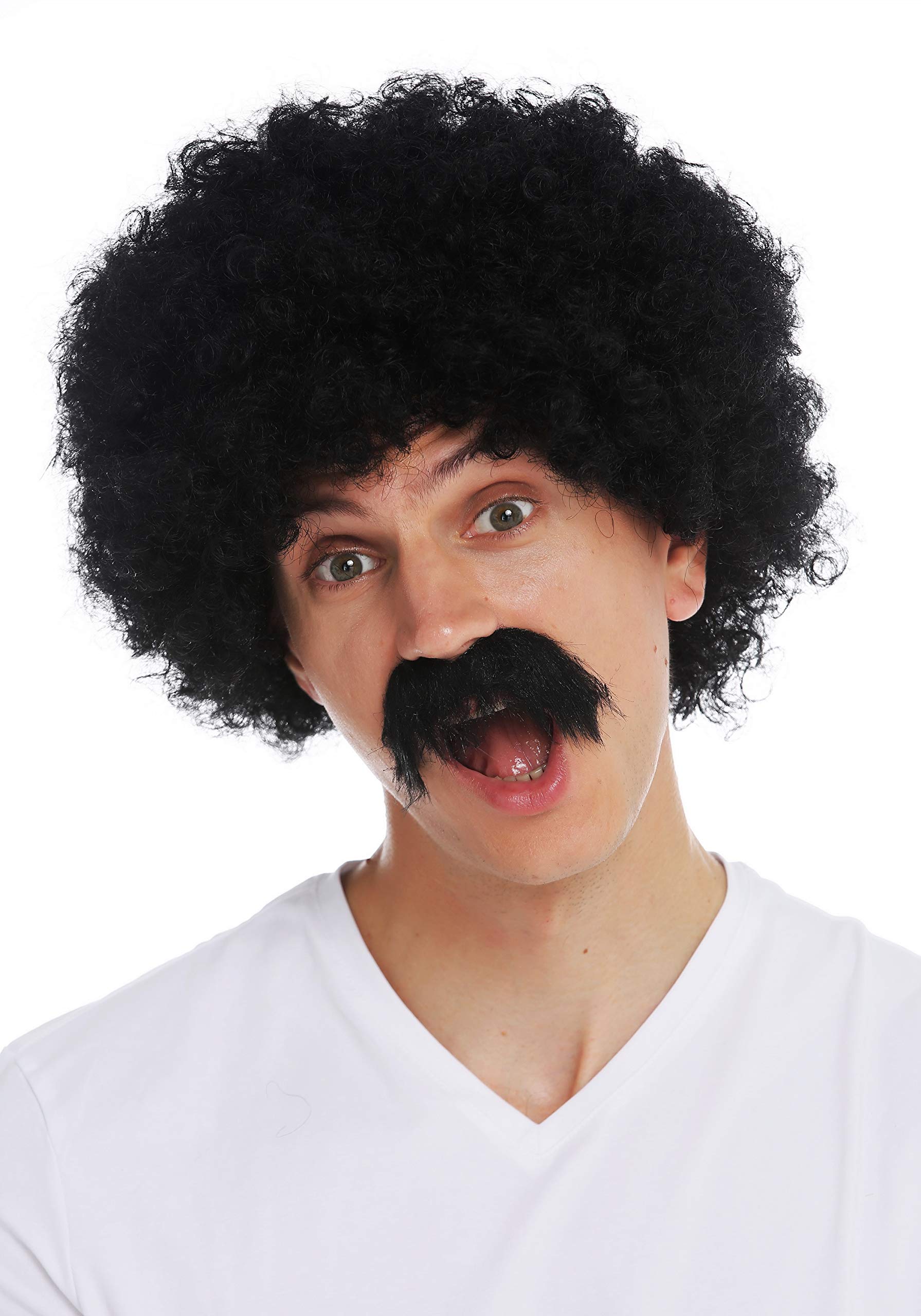 wig-me-up-2018553-p103-party-per-cke-bart-set-herren-afro-70er-schwarz image 2