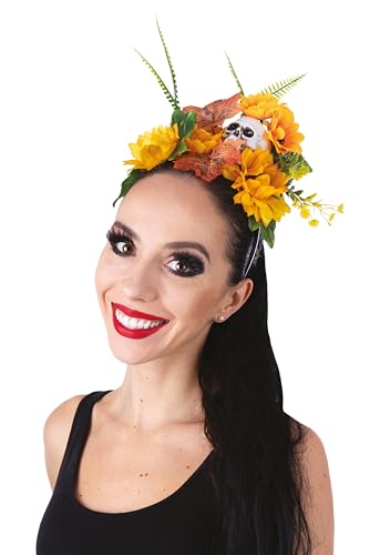 p-tit-clown-22970-haarreif-mit-blumen-orange image 6