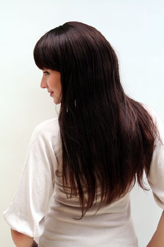 wig-me-up-3113-2t33-per-cke-damen-lang-braun-glatt-pony-65-cm image 7