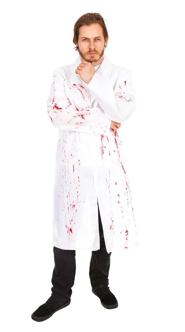 ptit-clown-blutige-bluse-erwachsenenkost-m-halloween image 1