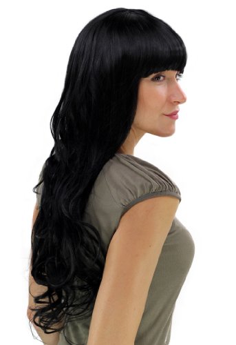 wig-me-up-yzf-4048-1-langhaarper-cke-damen-rabenschwarz-gewellt-mit-pony-65-cm image 6