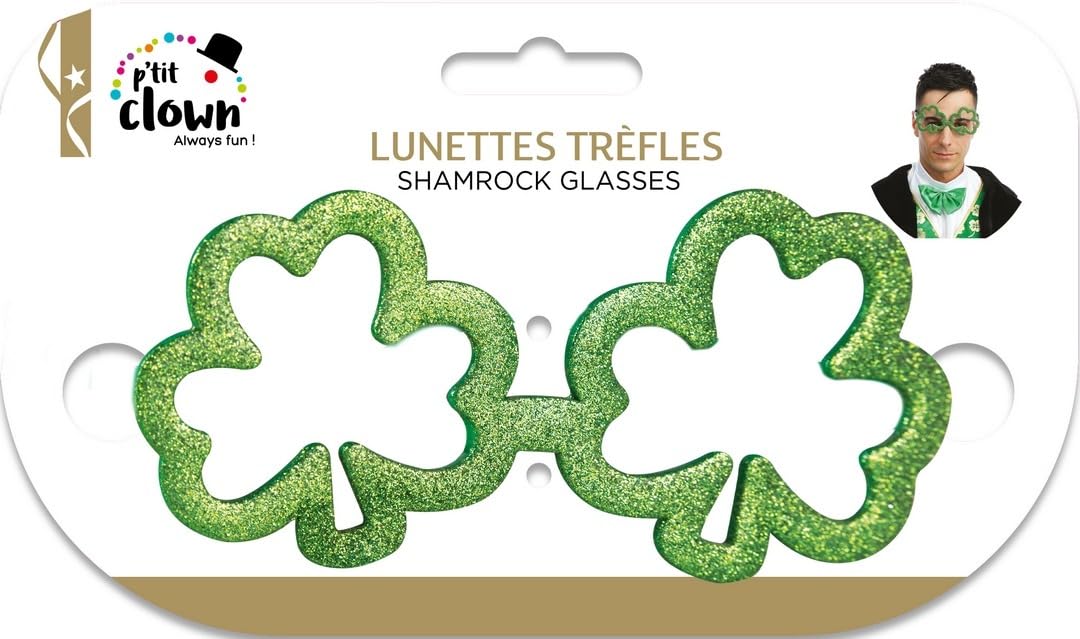 ptit-clown-23243-st-patrick-s-day-brille-kleeblatt-f-r-erwachsene image 5
