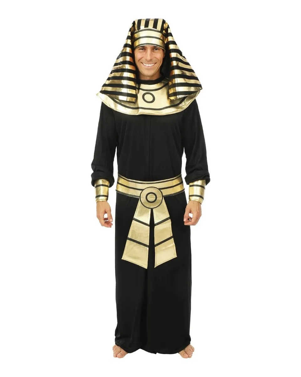 ptit-clown-pharao-tutanchamun-kost-m-herren-schwarz image 1