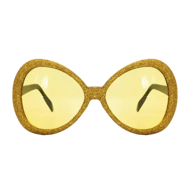 ptit-clown-20034-disco-brille-mit-pailletten-kunststoff-gold image 1
