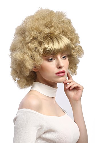 wig-me-up-party-per-cke-2626-za89-blond-afro-locken-mit-pony-30-cm-60er-70er image 8