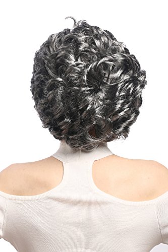 wig-me-up-91097-za63-za103-oma-per-cke-grau-schwarz-meliert-lockig-kurz-ca-25-cm image 7