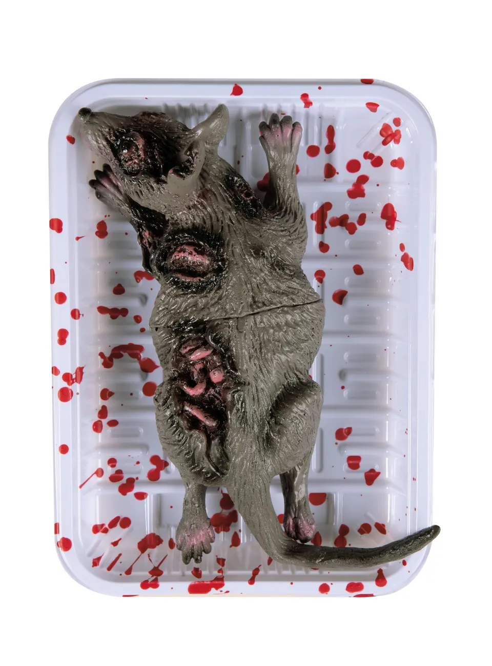 p-tit-clown-23586-verwesende-ratte-auf-schale-halloween-deko image 1
