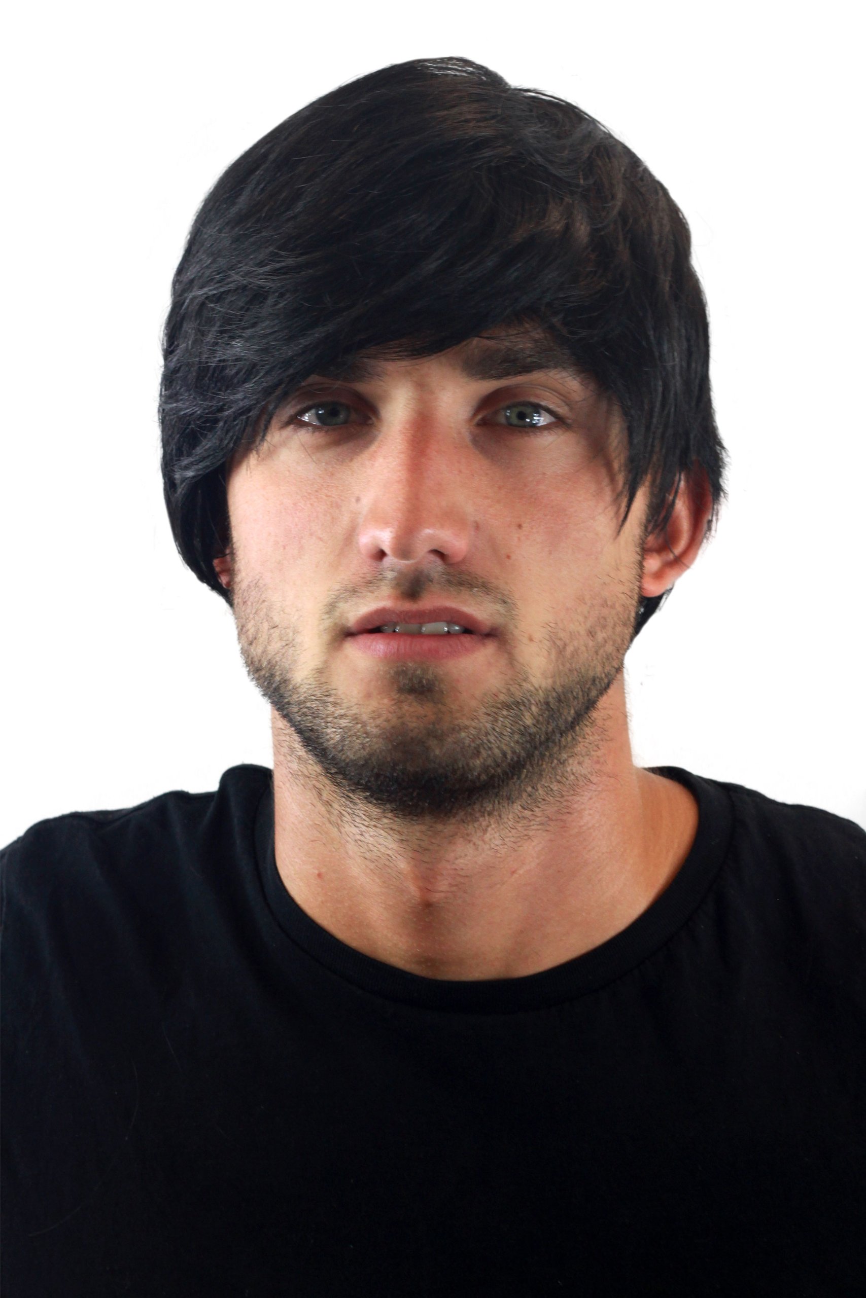 wig-me-up-gfw993-1b-herrenper-cke-kurz-schwarz-mit-seitenscheitel image 6