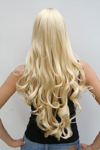 wig-me-up-3116-lg26-damen-per-cke-hellblond-sehr-lang-lockig-mit-pony image 7