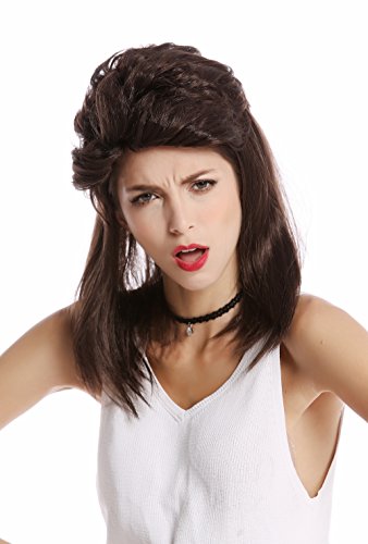 wig-me-up-90832-za2-per-cke-vokuhila-mullet-dunkelbraun-80er-45-cm image 7